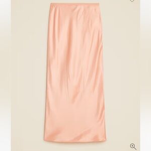 J. Crew Gwyneth Slip Skirt BLACK